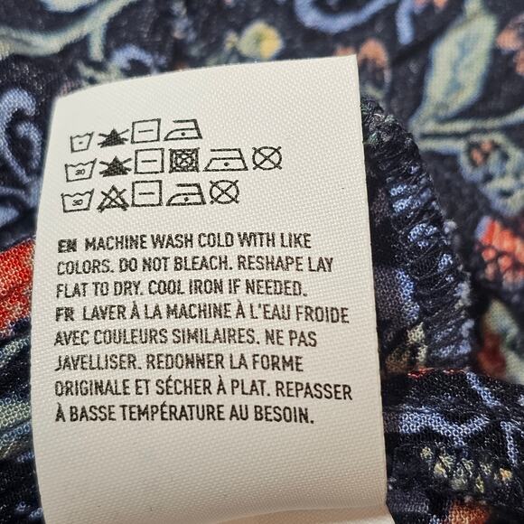 American Eagle Outfitters Long Sleeve Floral Boho Romper Size M - Picture 10 of 11